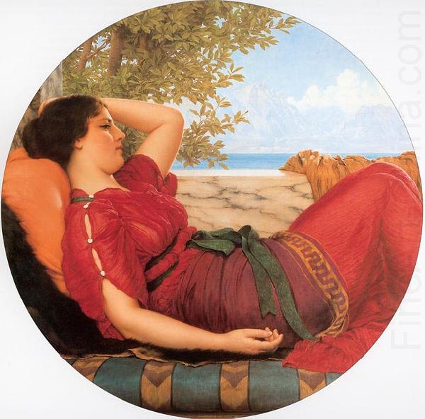 John William Godward In Realms of Fancy china oil painting image